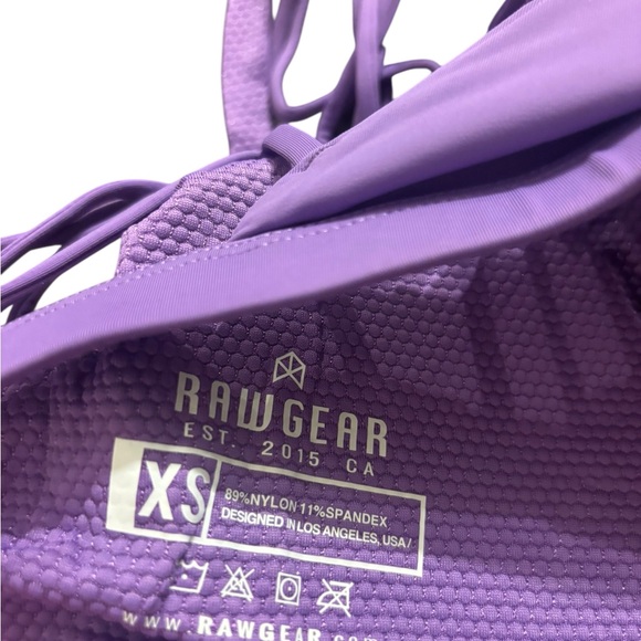 RAWGEAR War Sports Bra | Purple | Strappy Back | NWT | Various Sizes - Picture 5 of 7